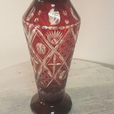 Vase en cristal de Bohème