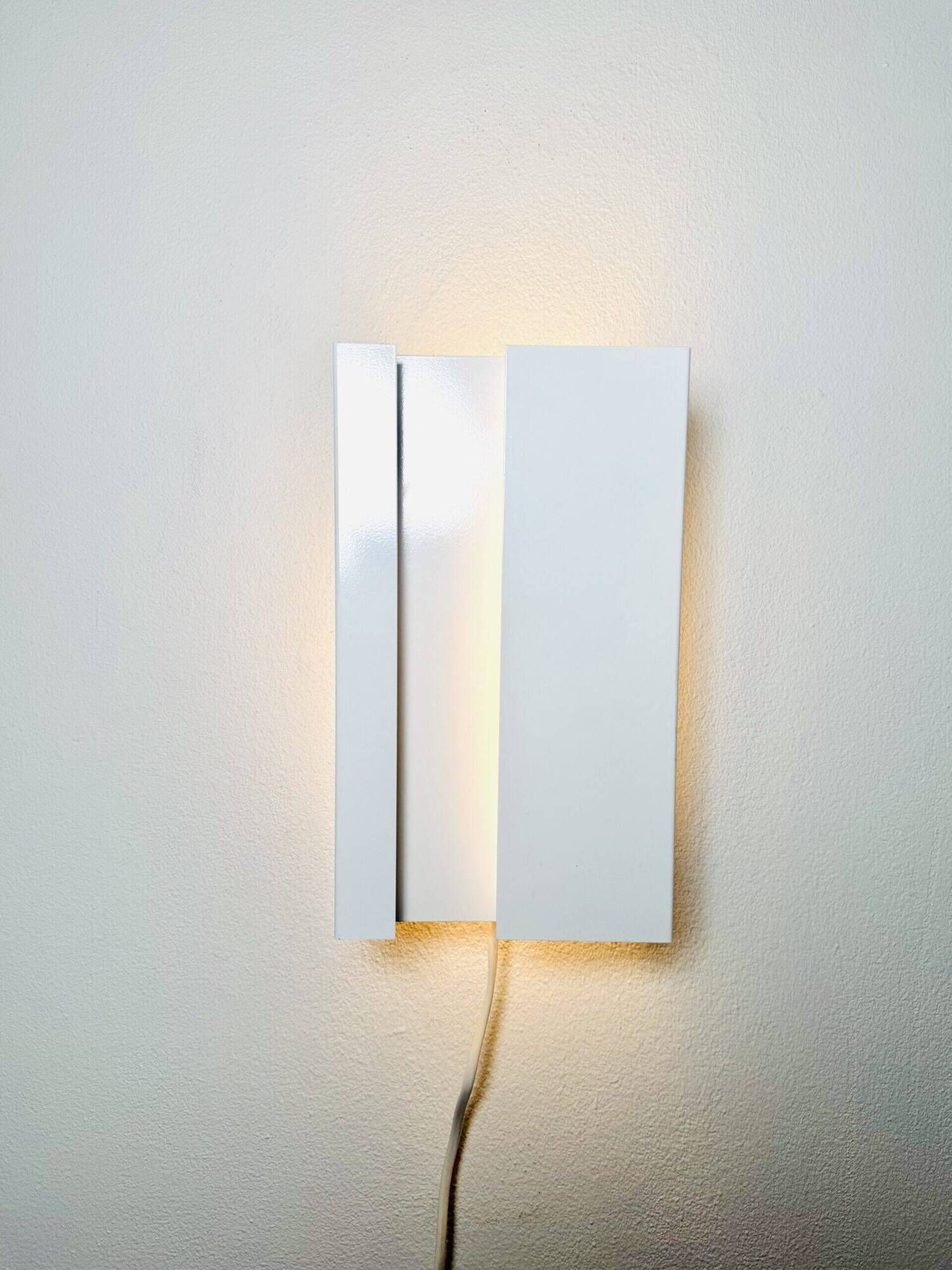 Geometric Rectangular Wall Lamp By J.J.M. Hoogervorst For Anvia Nederland, The Netherlands, 1960S