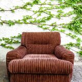 Corduroy armchair