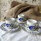 Set of 6 vintage Churchill England cups and saucers – Floral design