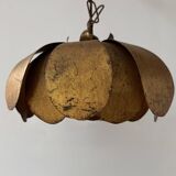 Vintage gold metal pendant, France, 1970.