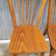 Set of 5 antique signed Baumann bistro chairs