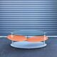Antoine Motard designer swivel tempered glass coffee table