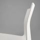 Mid-Century White Chair with Metal Frame and Plastic Seat, Belgium