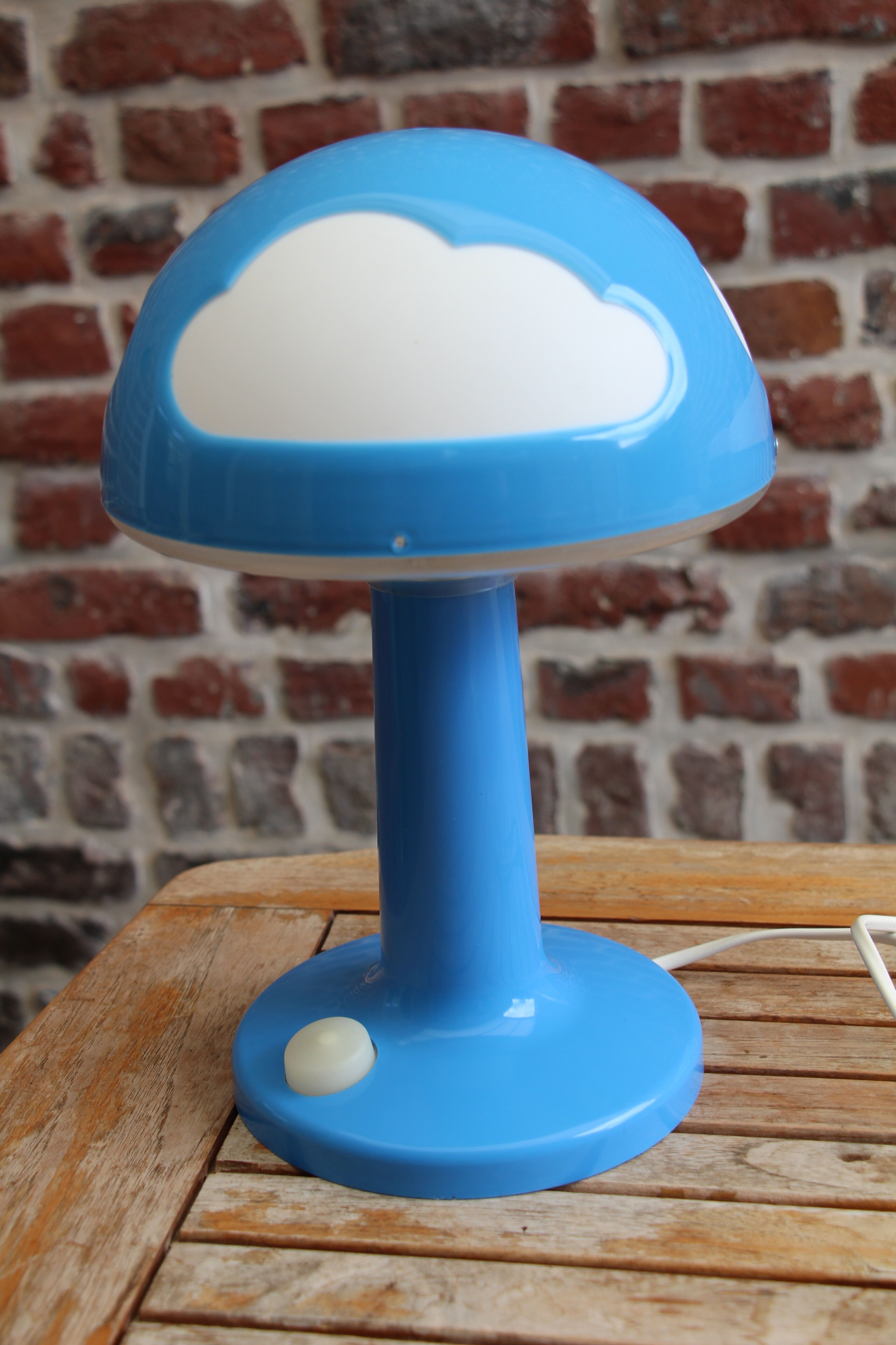 cloud blue bedside lamp IKEA 1990