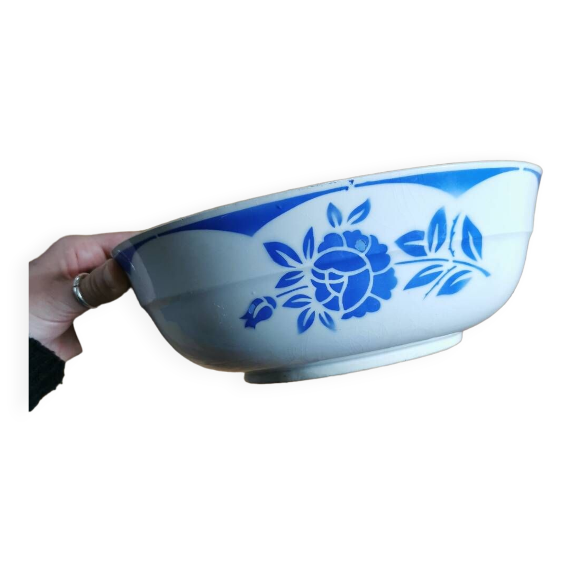 Digoin retro salad bowl, Corsica