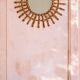 Midcentury Sunburst Mirror, Bamboo & Rattan, Handmade in France, 1950s