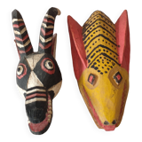 African zoomorphic masks.