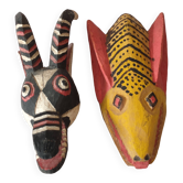 African zoomorphic masks.