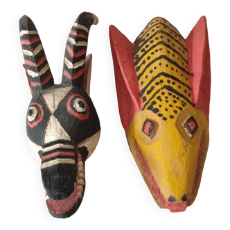 African zoomorphic masks.