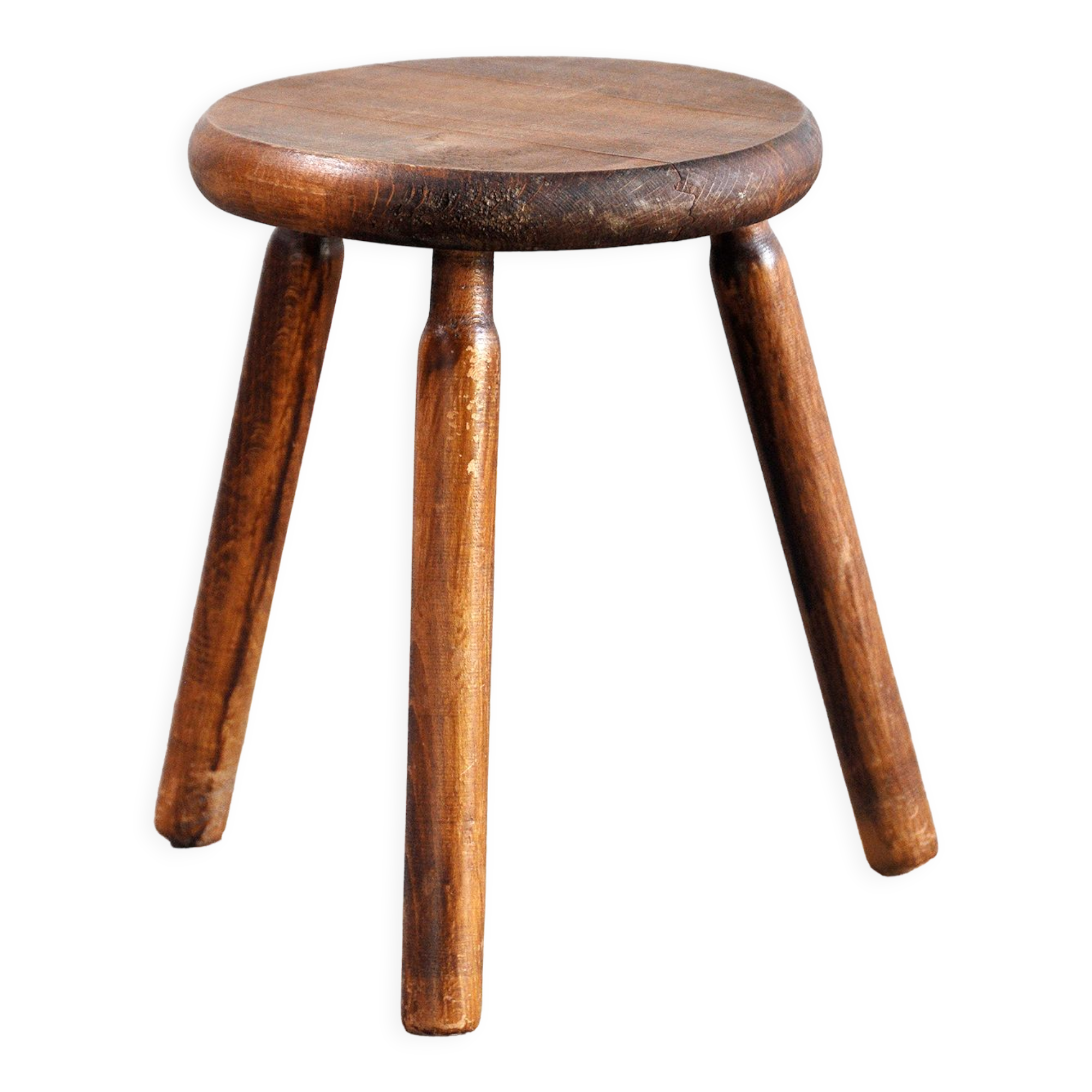 Vintage tripod stool, france, mid-20th century