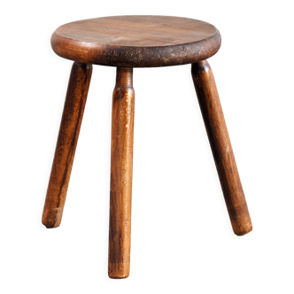 Vintage tripod stool, france, mid-20th century