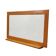 Mahogany-framed mirror, Italian design, 1970s, production: Italy