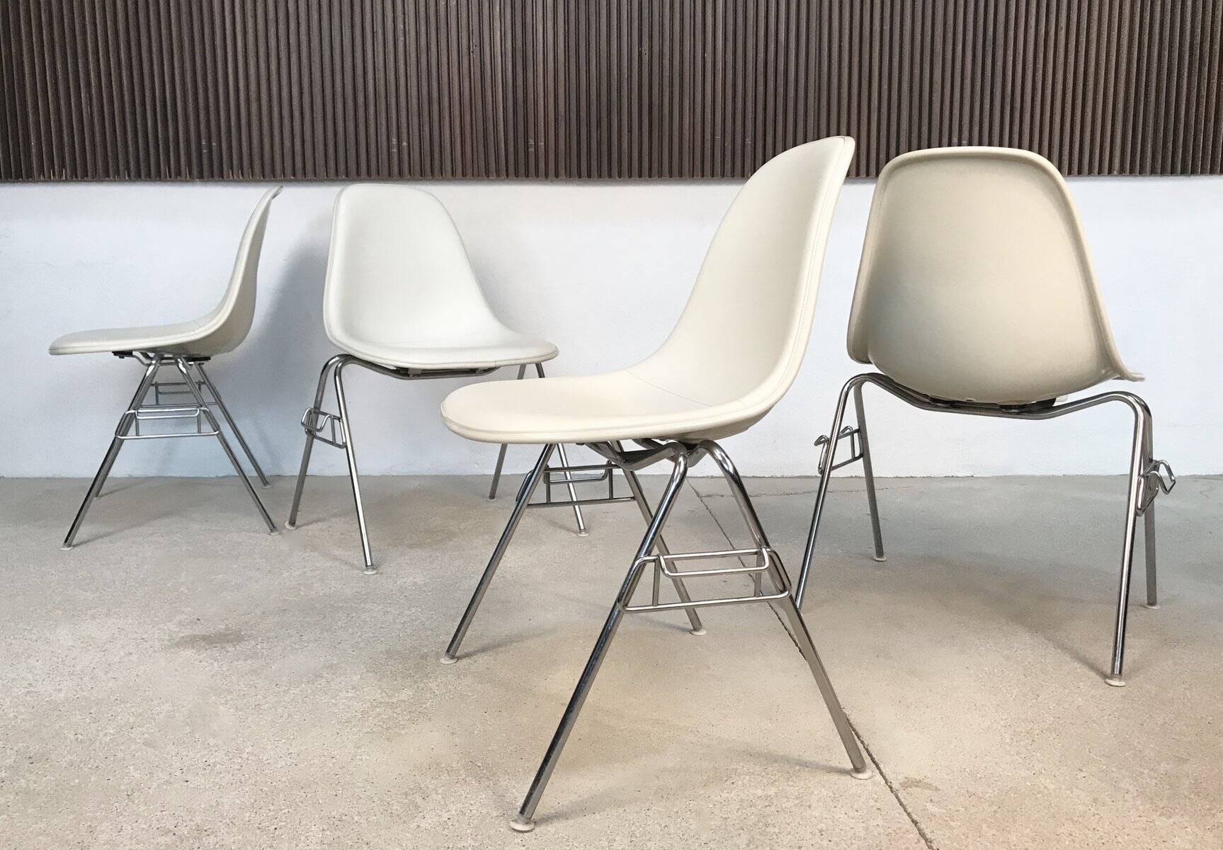 Early chairs by Charles & Ray Eames for Herman Miller, 1950s, set of 4