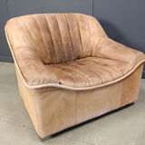 Vintage leather sofa set, 1960s