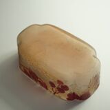 Legras Phoenician series ruby jardinière in multi-layered glass (1900 - 1910)