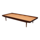 Mid-Century Modern Solid Teak Daybed with Tapered Legs, 1950s