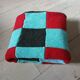 3 patchwork blankets knitted by hand
