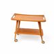 Mid-century German teak bar cart  Manufactured by Opal Furniture, 1960s