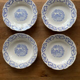 Assiettes creuses Digoin Sarreguemines modèle Darling