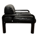 Paire de fauteuils Gae Aulenti Knoll cuir