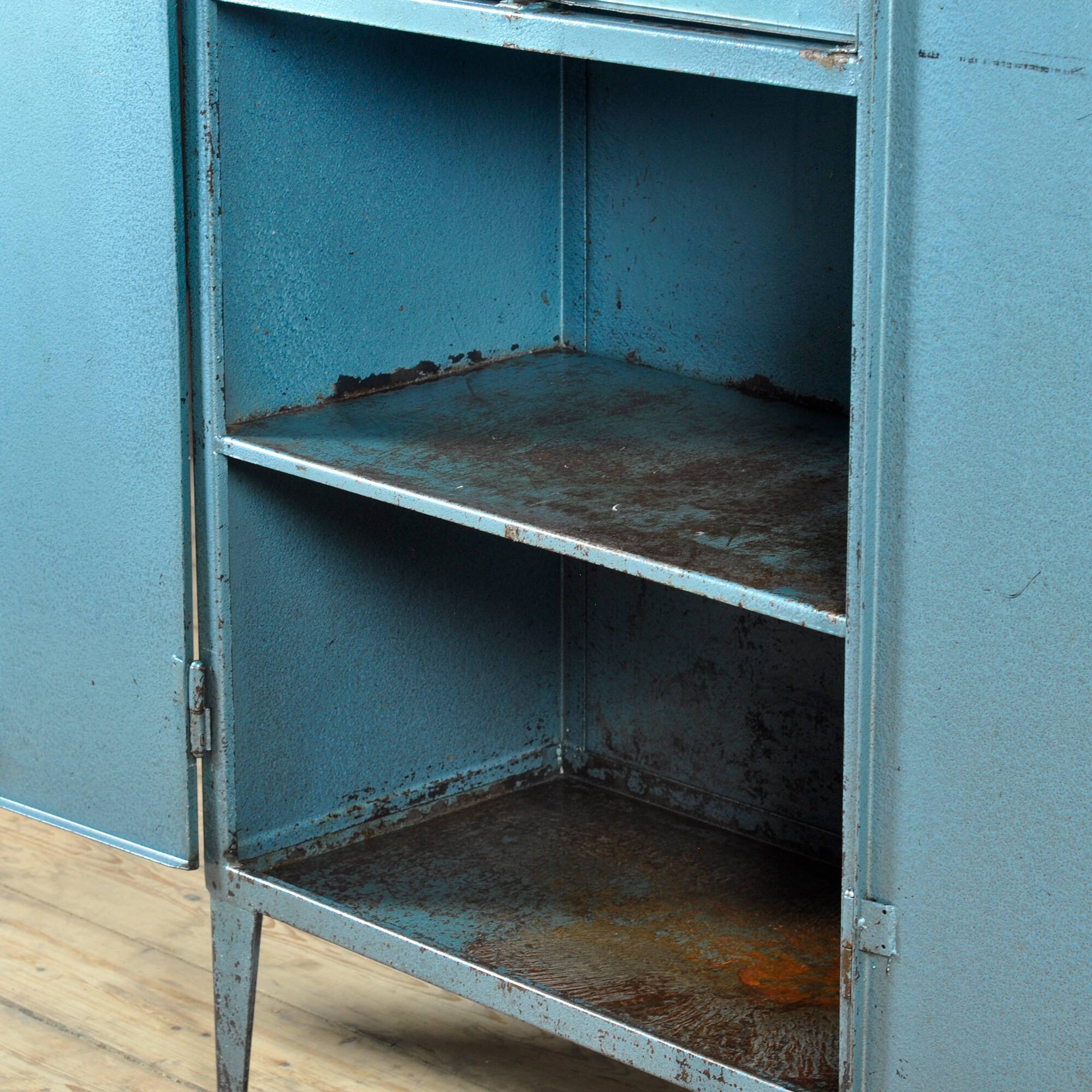 Iron industrial cabinet, 1970s