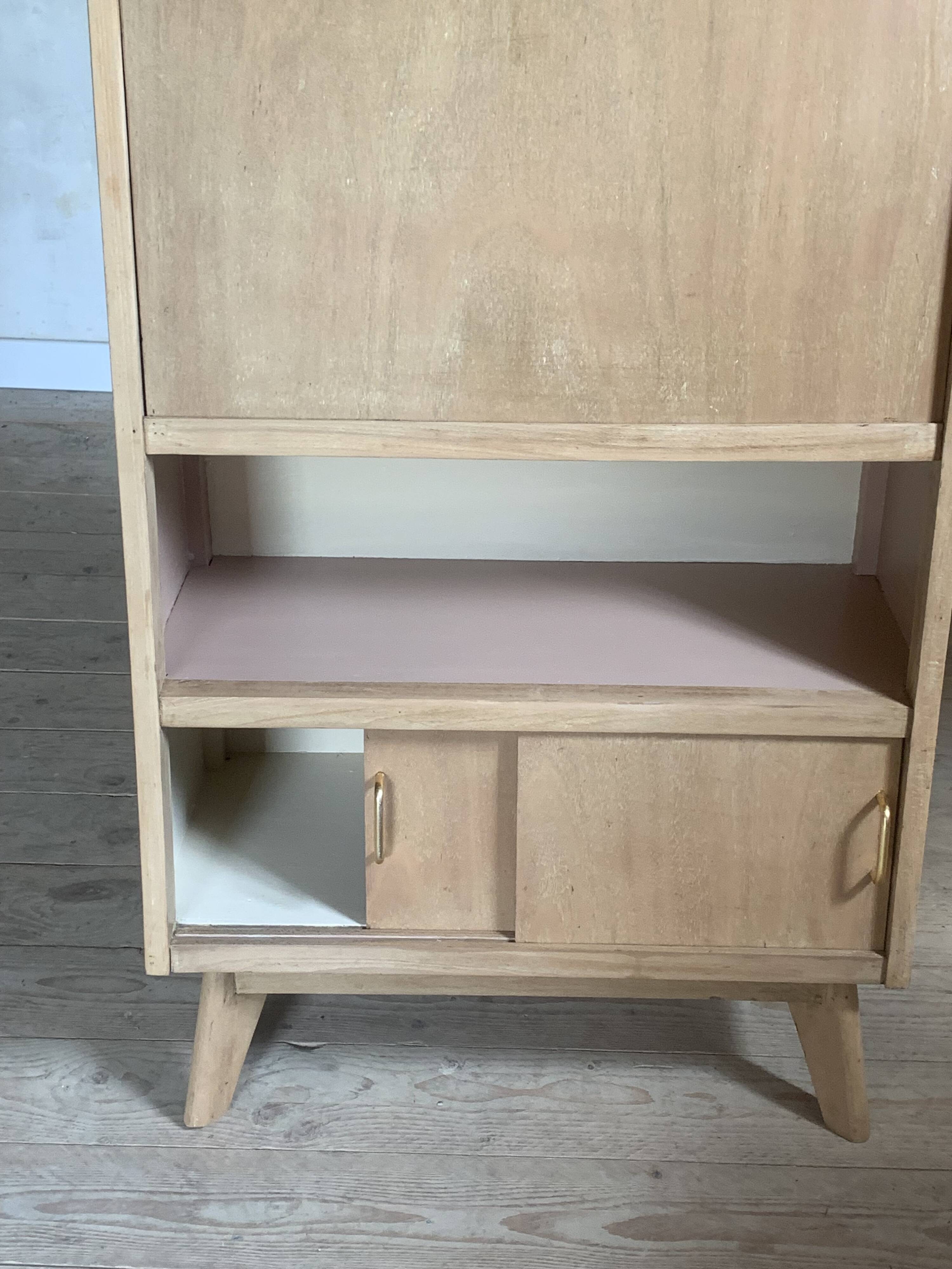 Vintage pyramidal bookcase secretary desk