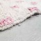 Beni Ouarain Berber rug with pink polka dots