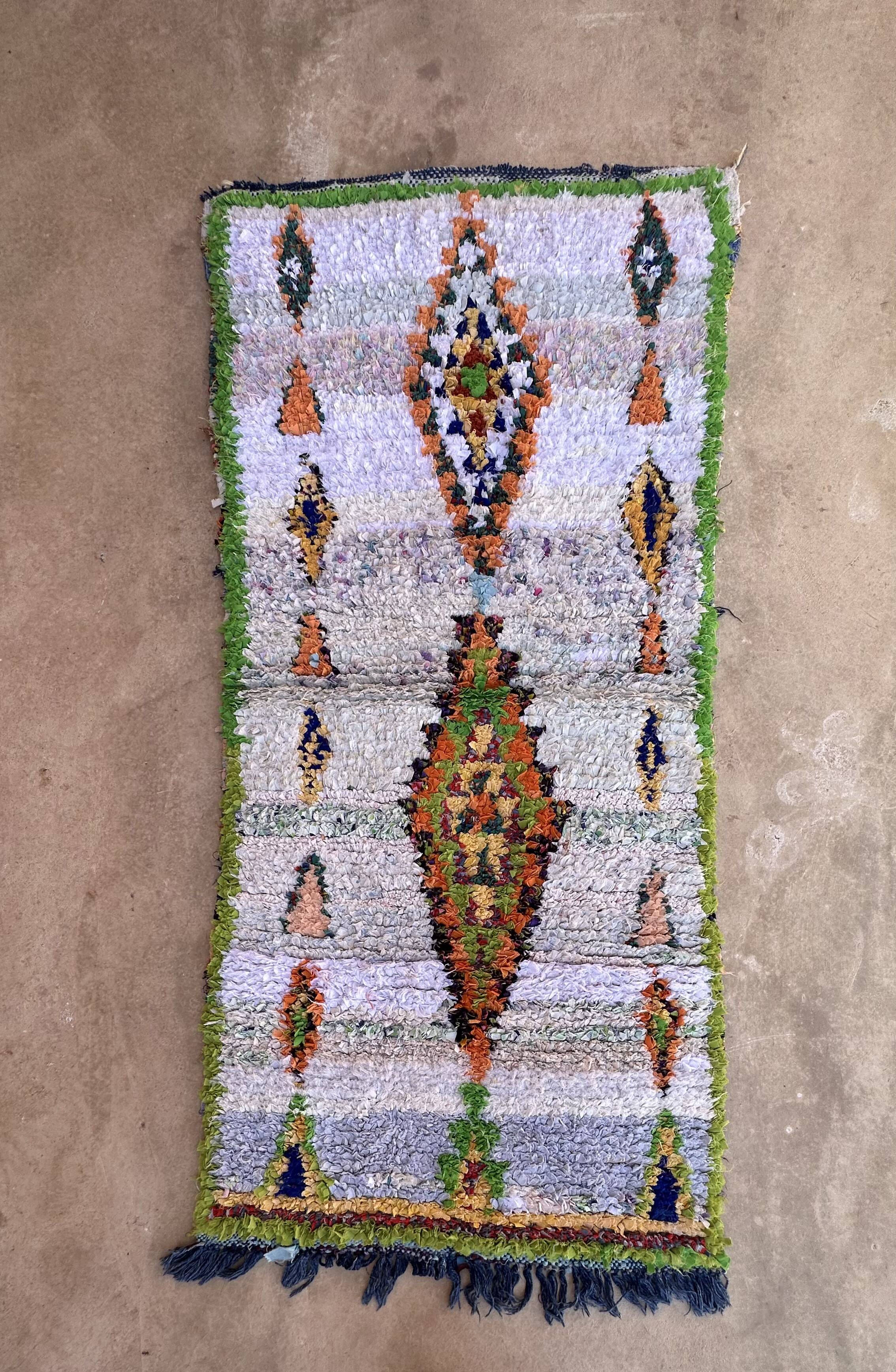 Colorful Moroccan rug - 83 x 167 cm