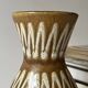 Scandinavian glazed and numbered ceramic vase, West Germany 1970