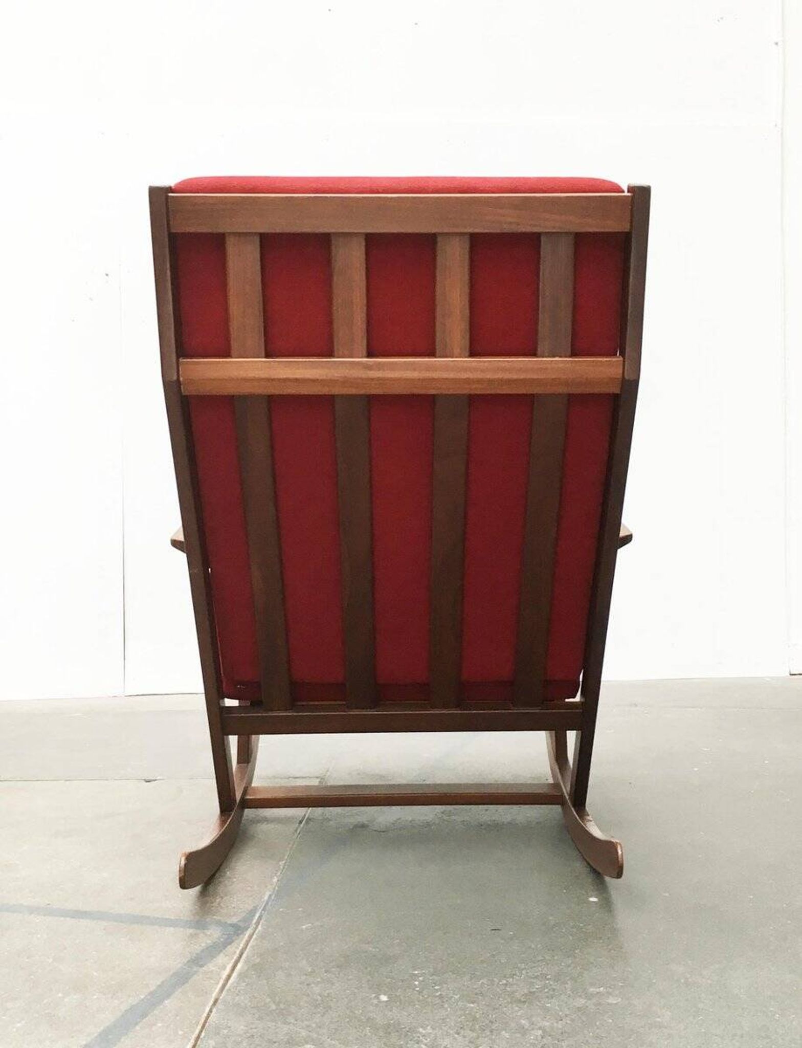 Danish rocking chair from the mid-century by Poul Volther for Frem Røjle.