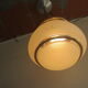 suspension vintage in frosted glass