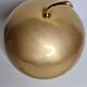 Spherical ice bucket in metallized aluminium, Luxium France, 23 cm
