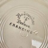 Deep plates x6 "Francine" Badonviller