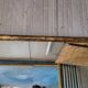 Restored antique gilded mirror – large format