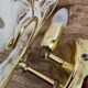 Set of Murano flower wall sconces