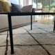 Atoll Caravan Table in raw steel