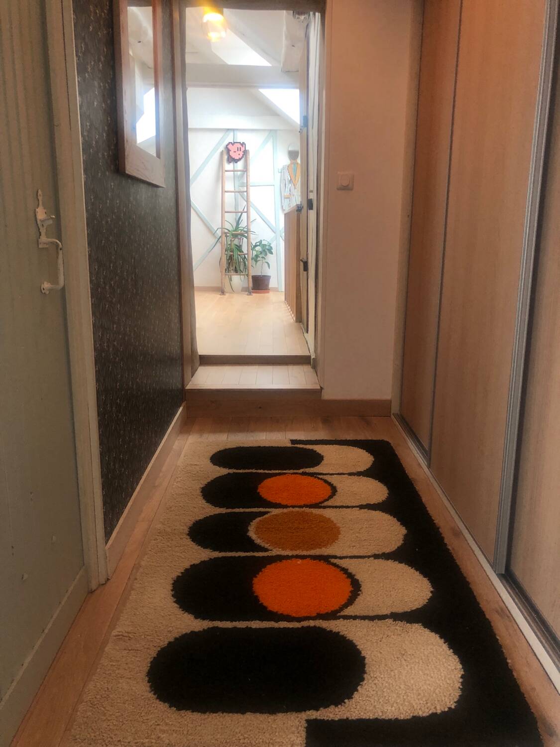 Space age vintage rug