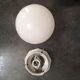 Ceiling lamp old opal globe white porcelain Ø 15cm Art Deco 1930 SMALL MODEL TBE