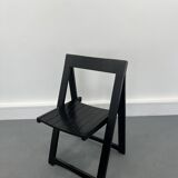 Chaise pliante en bois, années 1970