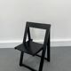 Chaise pliante en bois, années 1970