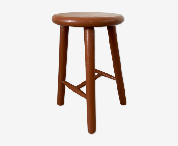 Tabouret bois vintage