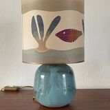 Vintage ceramic lamp from the 1970s.
