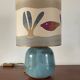 Vintage ceramic lamp from the 1970s.