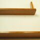 Set of 2 shelves solid oak 1950