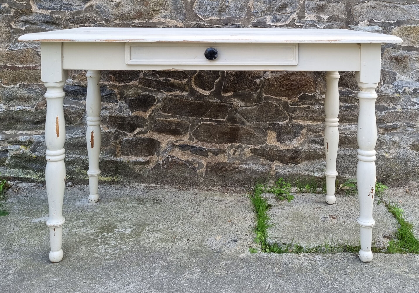 Luterma table and chairs set, shabby chic, 40s