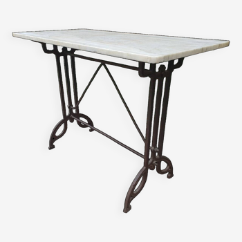 Table de bistrot art nouveau