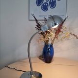 Lampe de bureau en chrome des années 60