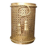 Corbeille en métal doré Li Puma Firenze – Italie, années 1950-1959