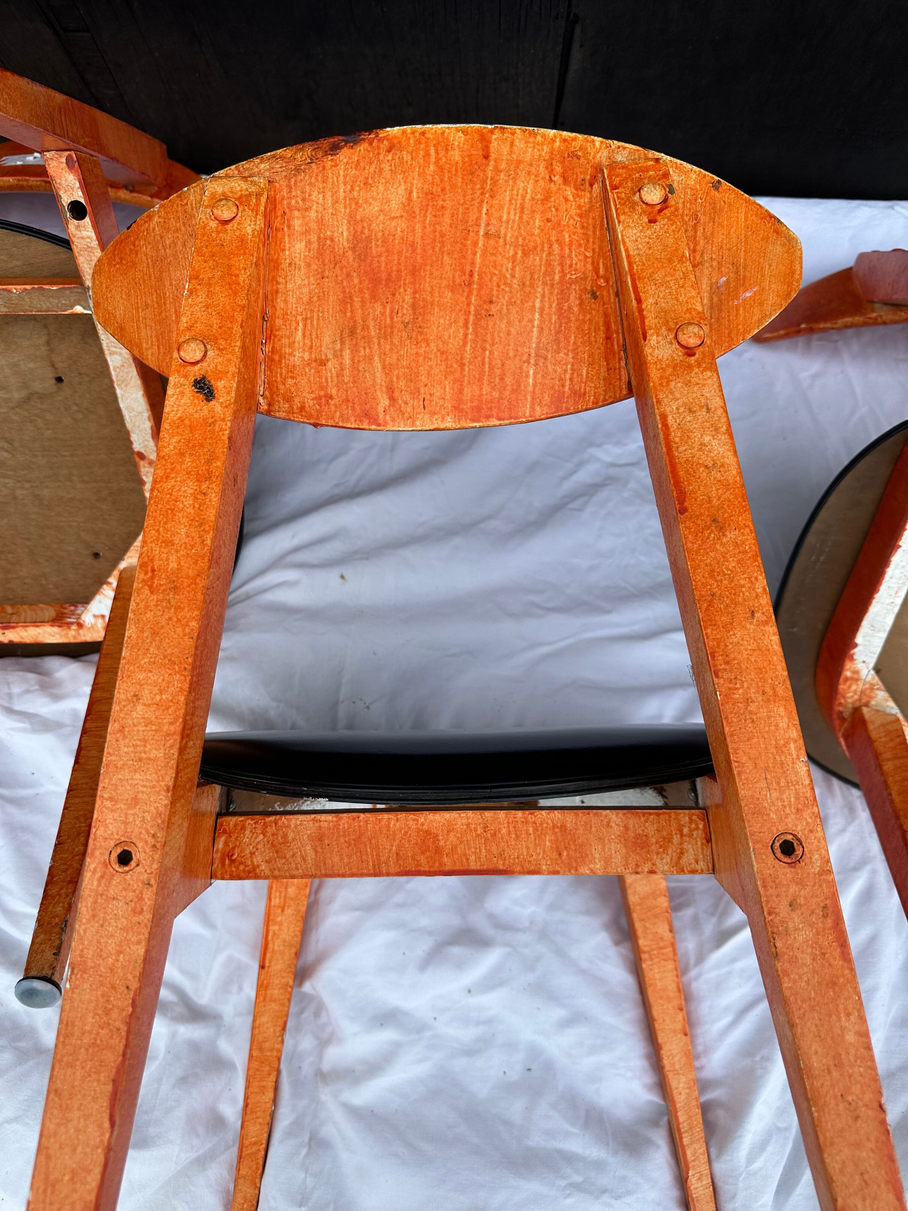 4 baumann chairs model fontania